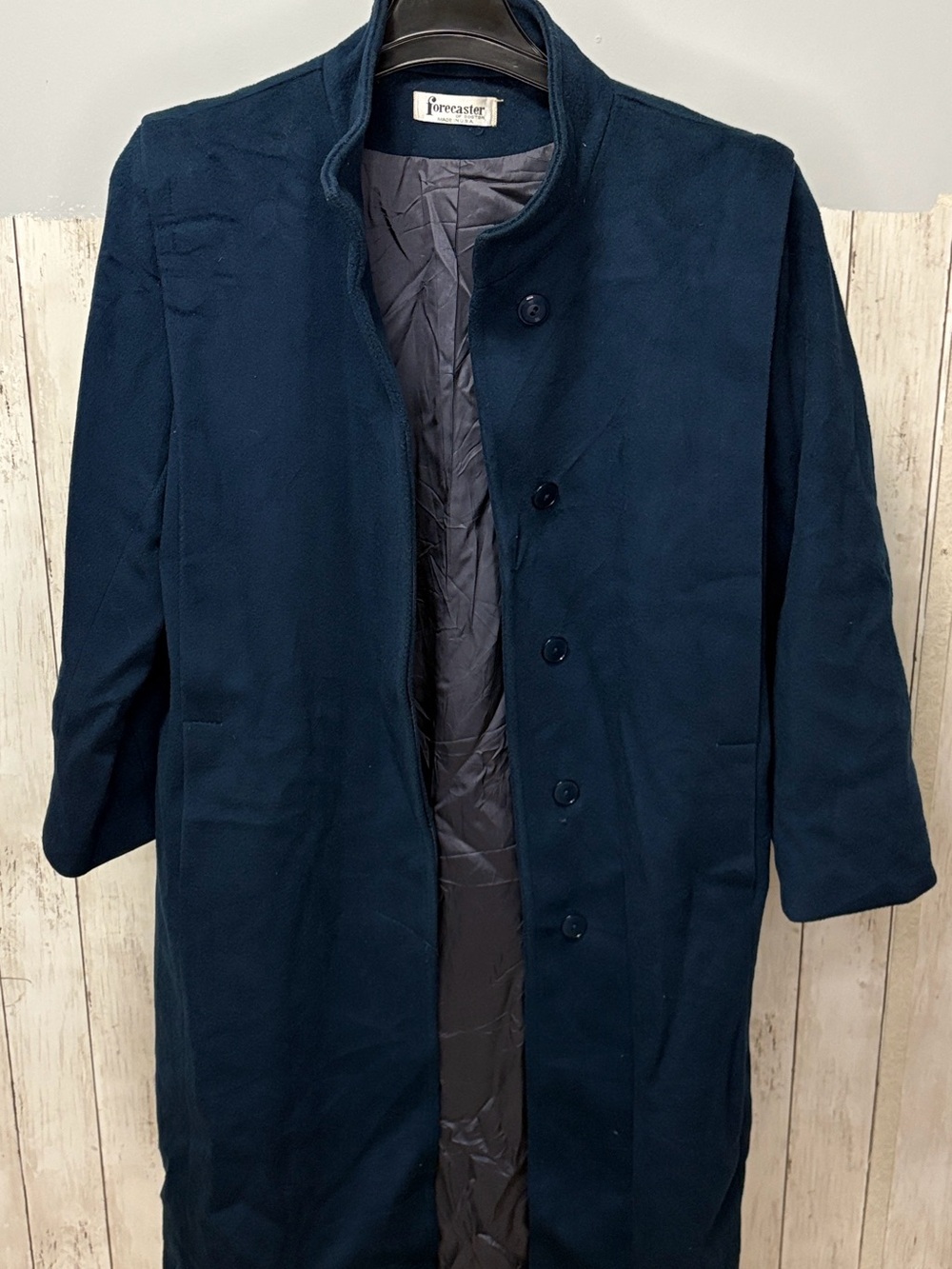 Woman's Blue Trench Coat